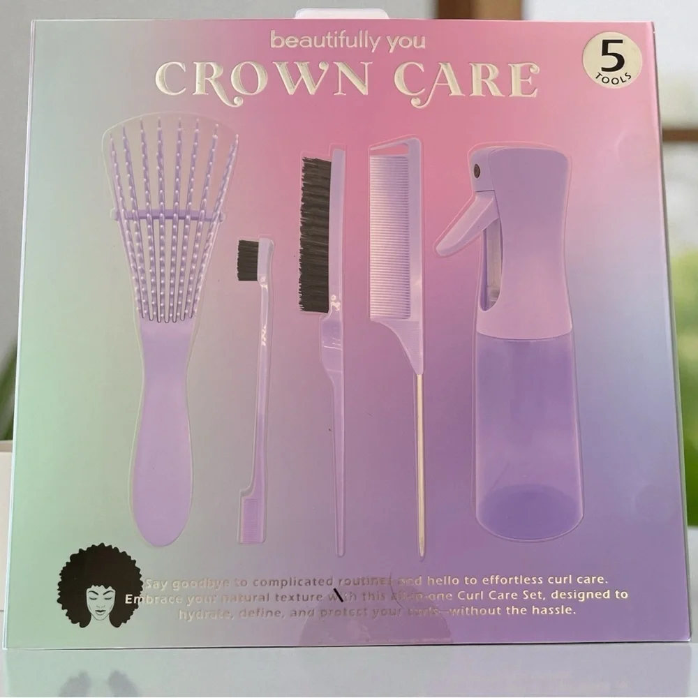 Beautifully You Crown Care Hair Tool Set 5 Tools
